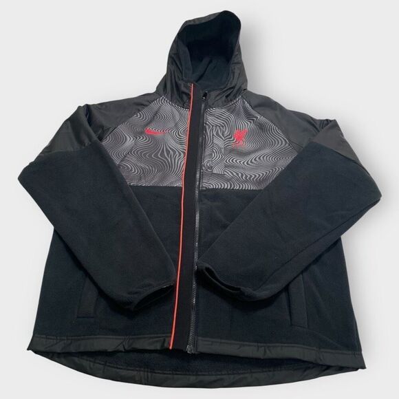Nike Liverpool FC Winterized Full Zip Fleece Lined Jacket Mens size L DN3112-010 - Picture 2 of 12
